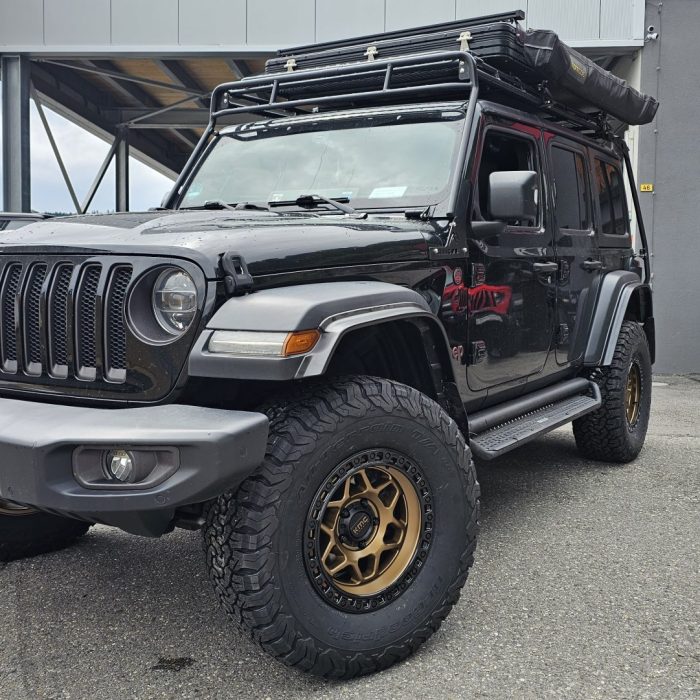 Jeep Wrangler JLU Diesel - Fahrwerk, Radlaufverbreiterungen & Kompletträder