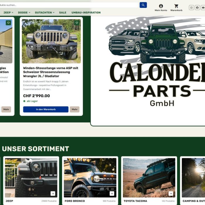 Unser brandneuer Onlineshop ist online!