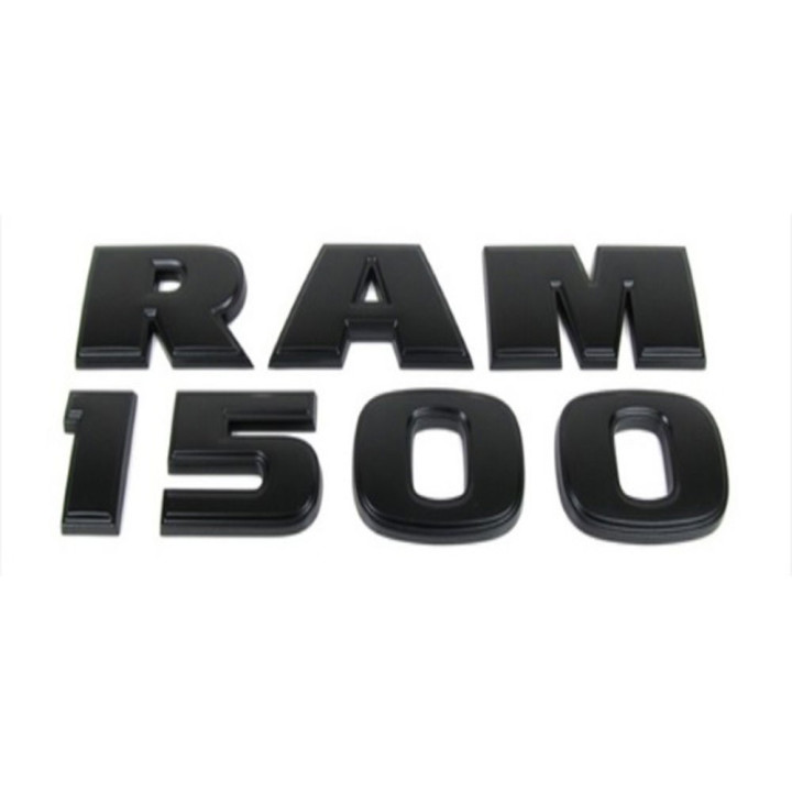 RAM 1500 Heavyduty Emblem -Set mattschwarz