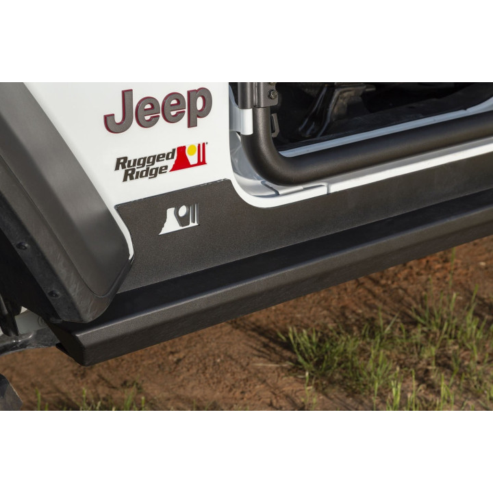 Rocksliders schwarz Ruggedridge Wrangler 4-Door