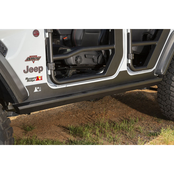 Rocksliders schwarz Ruggedridge Wrangler 4-Door