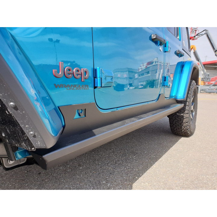 Rocksliders schwarz Ruggedridge Wrangler 4-Door