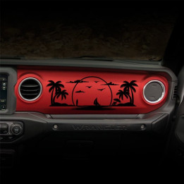 Sticker "Beach" für Dashboard Wrangler JL