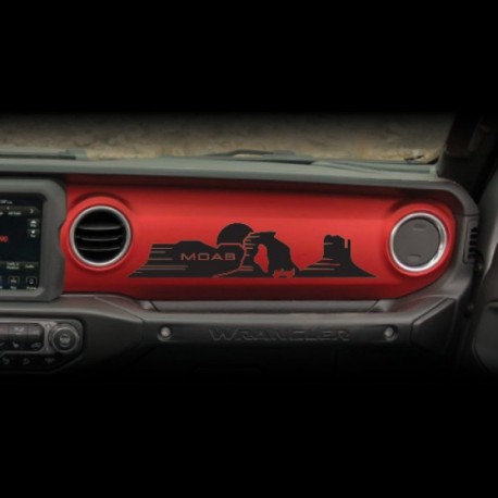 Sticker "MOAB" für Dashboard Wrangler JL