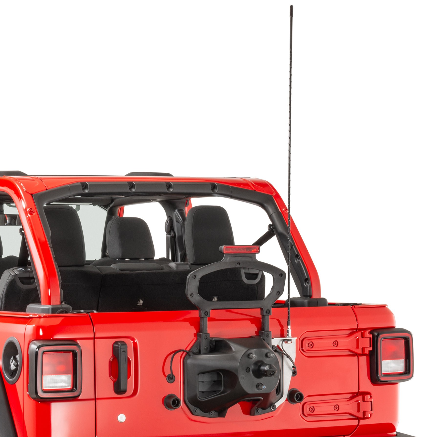 Auto Ersatzreifen CB Antennenhalterung Halterung Für Wrangler Unlimited BLLBOO Antennenhalterung