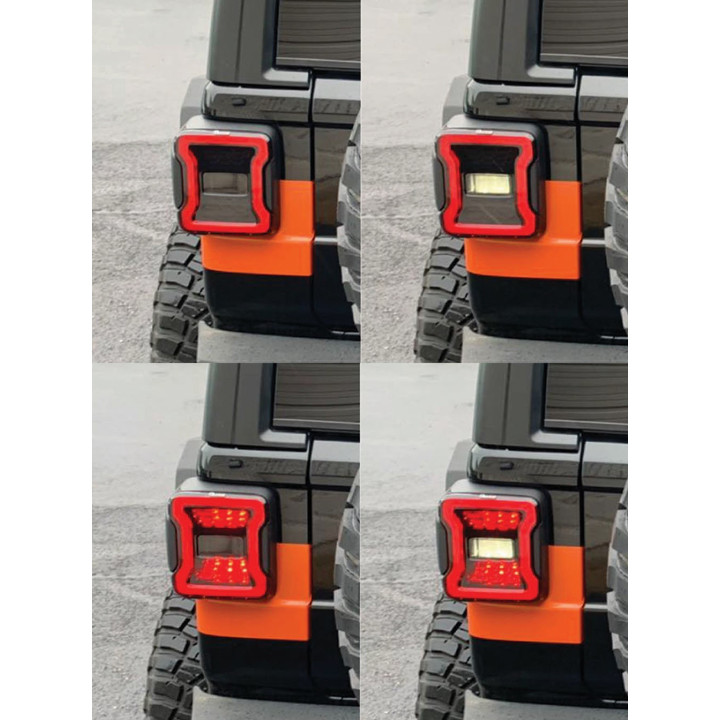 LED Heckleuchten "smoked" Quake LED