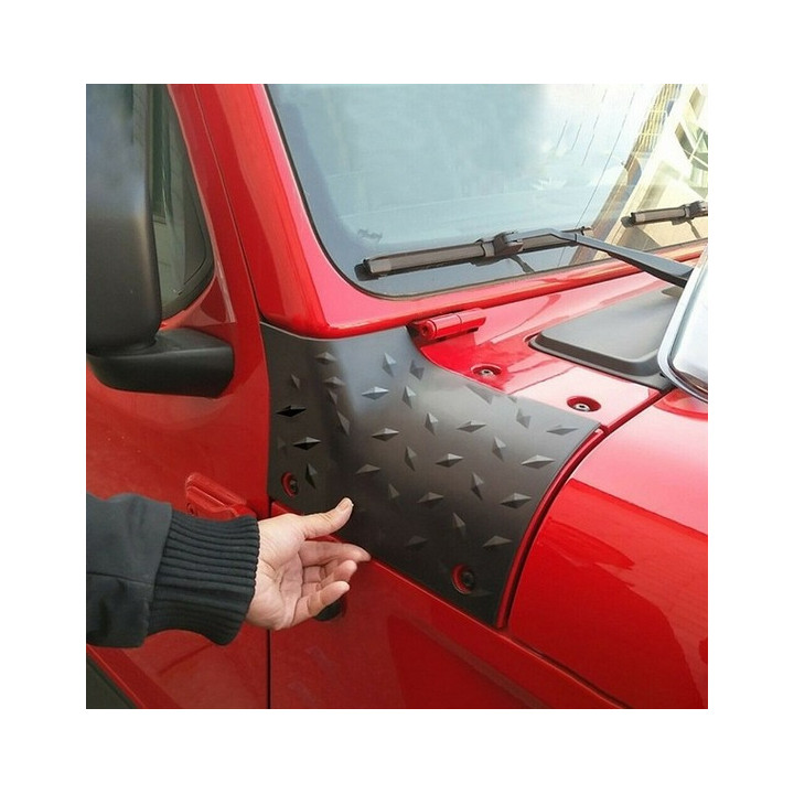 Hood-Protector Kit schwarz Wrangler JL / Gladiator