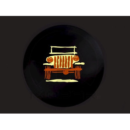 Reserveradabdeckung Willys MOPAR