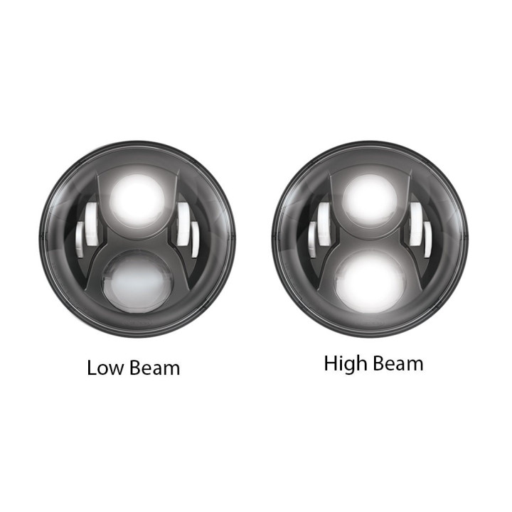 Scheinwerfer-Set Speaker Voll-LED BEHEIZT inkl. Stand- und Tagfahrlicht  !