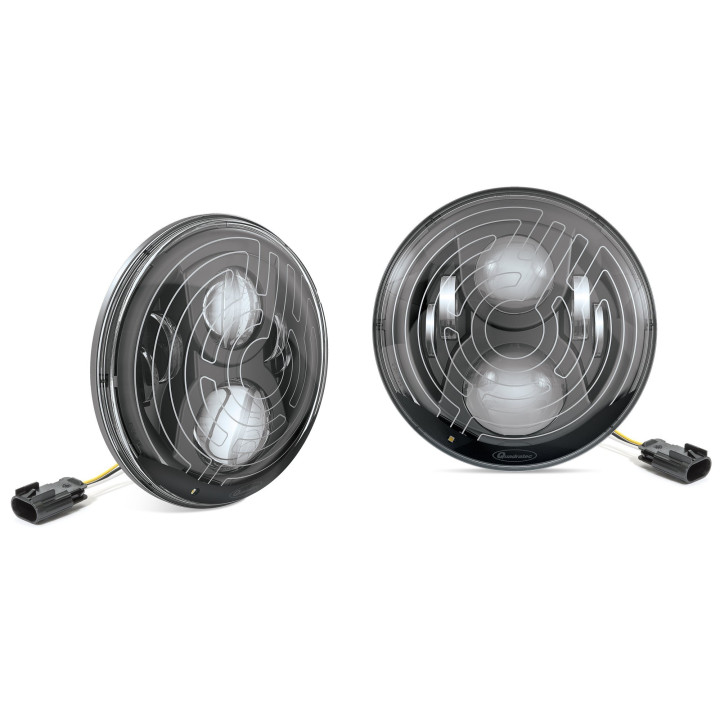 Scheinwerfer-Set Speaker Voll-LED BEHEIZT inkl. Stand- und Tagfahrlicht  !