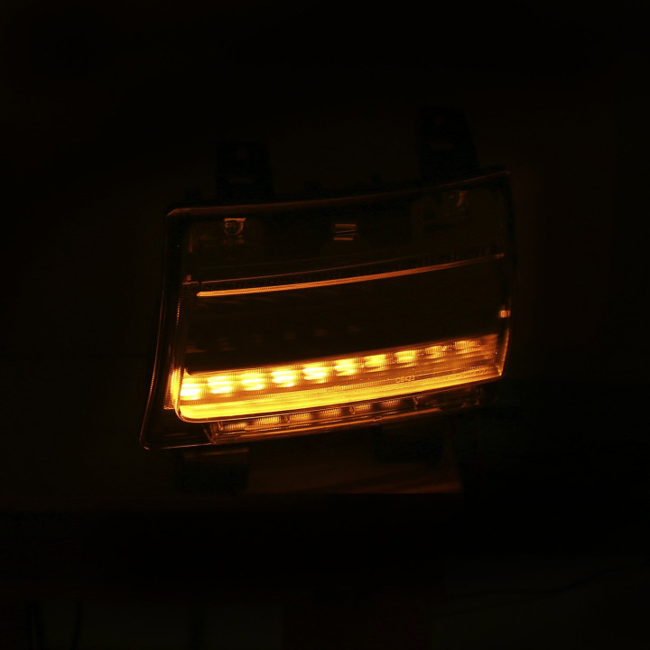 LED Tagfahrleuchten mit Dynamic Blinker "clear" Anzo