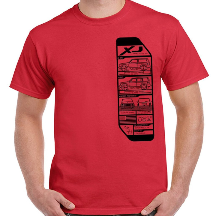 Wrangler XJ Blueprint T-Shirt