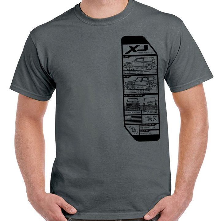 Wrangler XJ Blueprint T-Shirt