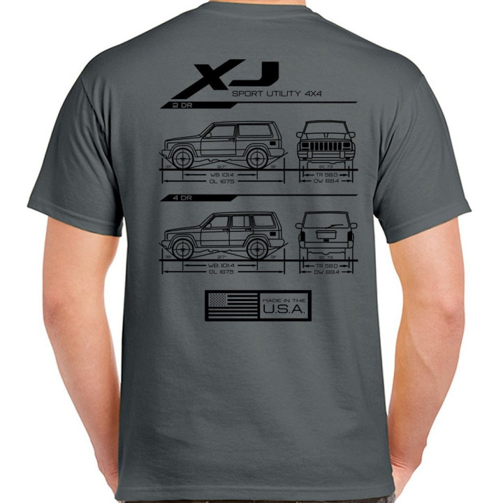 Wrangler XJ Blueprint T-Shirt