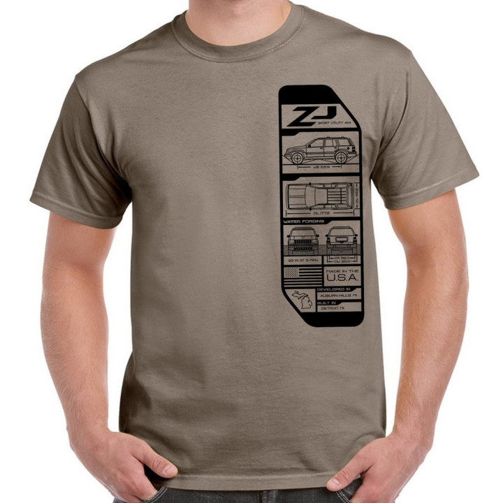 Grand Cherokee ZJ Blueprint T-Shirt