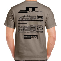 Gladiator JT Blueprint T-Shirt