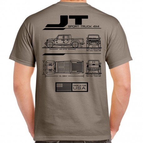 Gladiator JT Blueprint T-Shirt
