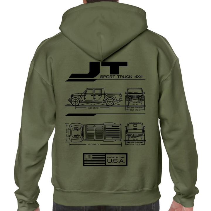 Gladiator Blueprint Hoodie