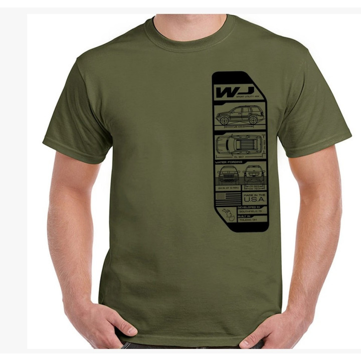 Grand Cherokee WJ Blueprint T-Shirt