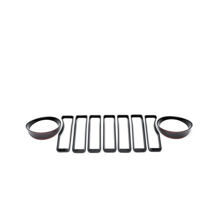 Zierblenden-Set schwarz Wrangler JL