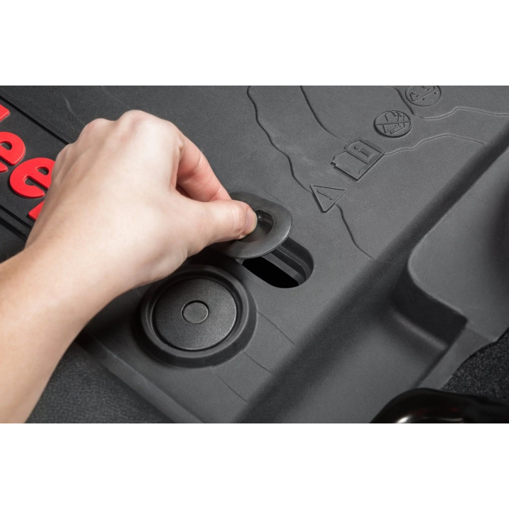 Gummiwannen-Set vorne & hinten mit Jeep-Logo Mopar