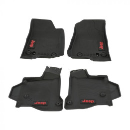 Gummiwannen-Set vorne & hinten mit Jeep-Logo Mopar