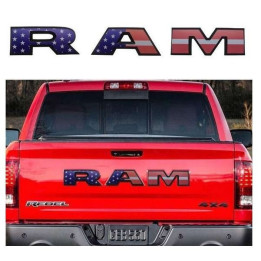 RAM Emblem gross "US-Flag"