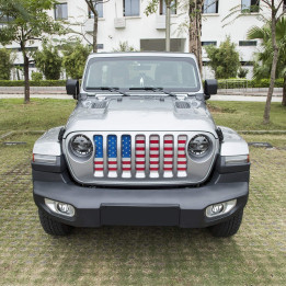 Kühlergrilleinlagen "Merica" Wrangler JL