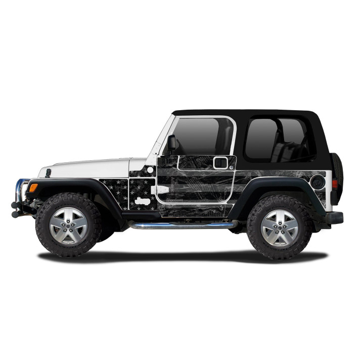 Magnet-Folie "Mek Magnet" mit verschiedenen Motiven Wrangler TJ