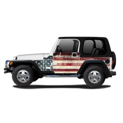 Magnet-Folie "Mek Magnet" mit verschiedenen Motiven Wrangler TJ