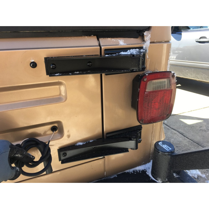 Tailgate Hinge-Set schwarz Crown Automotive
