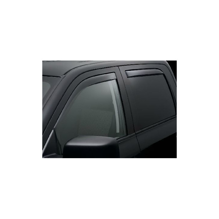 Windabweiser rauchglas für Seitenfenster vorne & hinten Weathertech Crew-Cab