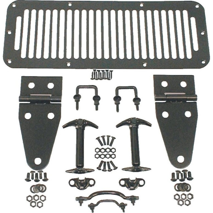 Hood Appearance Set schwarz Ruggedridge