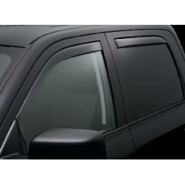 Windabweiser rauchglas für Seitenfenster vorne & hinten Weathertech Quad-Cab