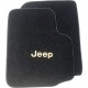 Teppichsatz vorne mit Jeep-Logo AutoCustomCarpets