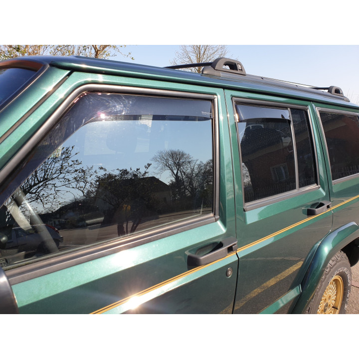 Windabweiser-Set v+h rauchglas Weathertech