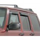 Windabweiser-Set v+h rauchglas AVS
