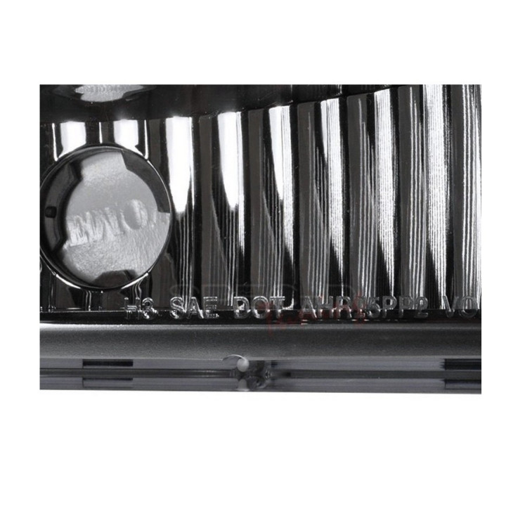 Halo-Scheinwerfer schwarz Spec-D