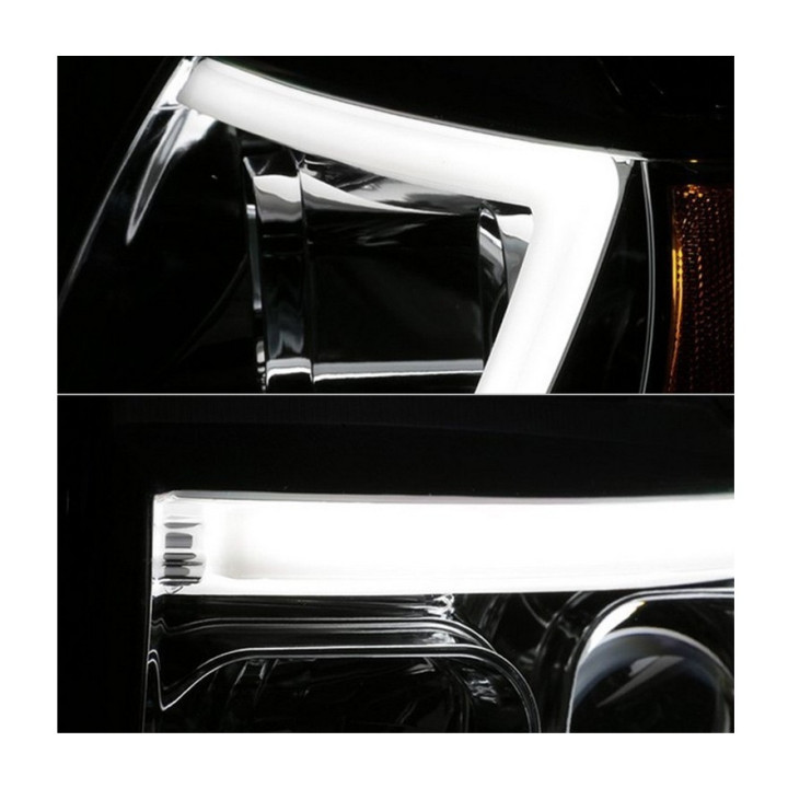 DRL-Scheinwerfer chrom Spyder Automotive