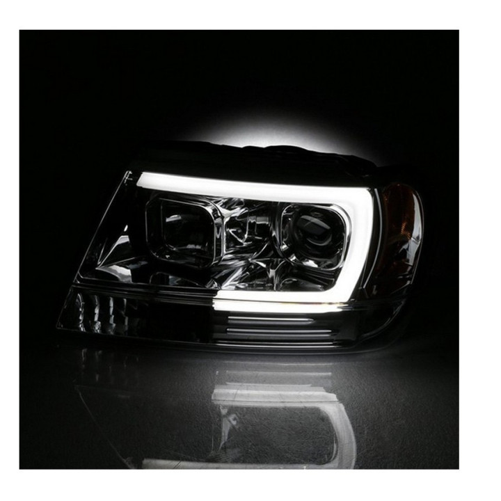 DRL-Scheinwerfer chrom Spyder Automotive
