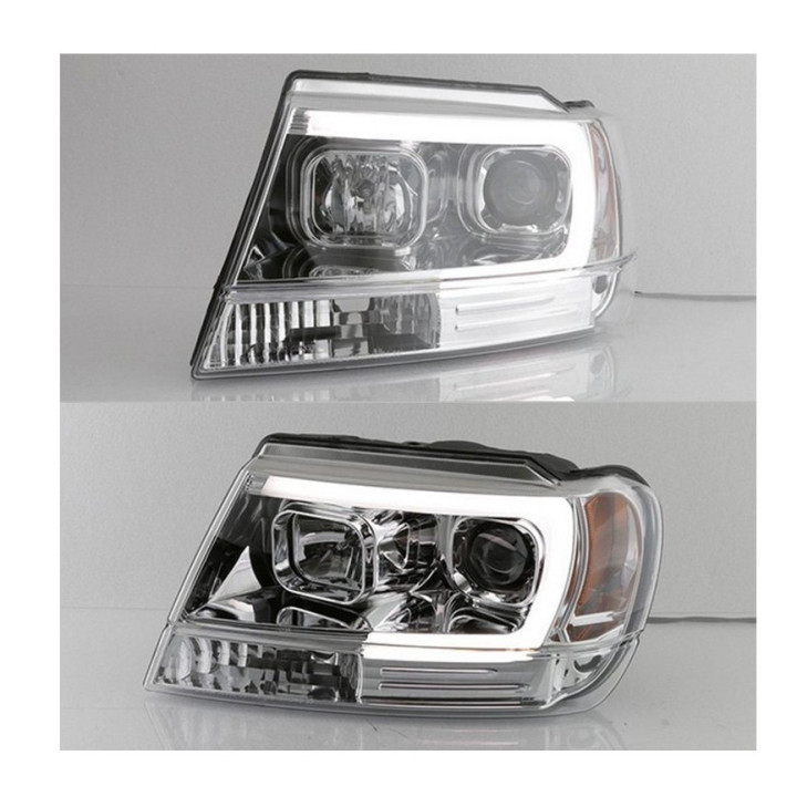 DRL-Scheinwerfer chrom Spyder Automotive