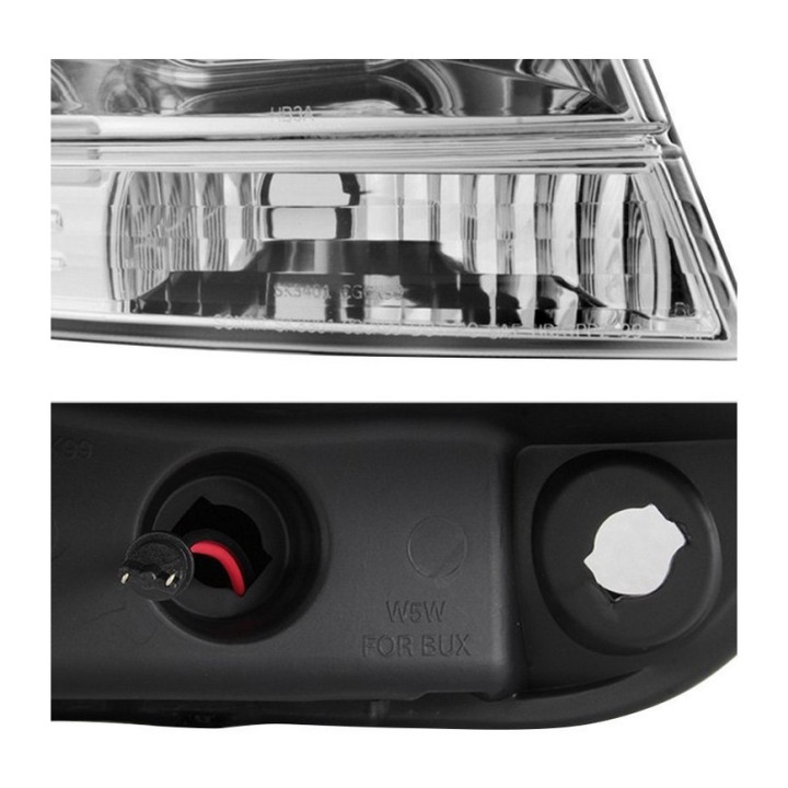 DRL-Scheinwerfer chrom Spyder Automotive