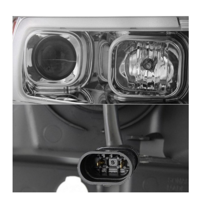 DRL-Scheinwerfer chrom Spyder Automotive