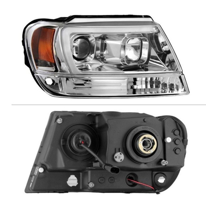 DRL-Scheinwerfer chrom Spyder Automotive