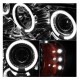 HALO-Scheinwerfer chrom mit LED Standlicht Spyder Automotive