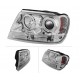 HALO-Scheinwerfer chrom mit LED Standlicht Spyder Automotive