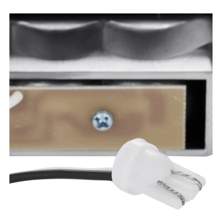 3.Bremsleuchte chrom LED Lumen