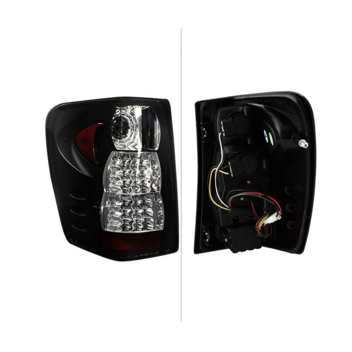 LED Heckleuchten schwarz / chrom Variante 1 Spyder Automotive