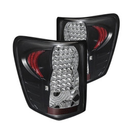 LED Heckleuchten schwarz / chrom Variante 2 Spyder Automotive