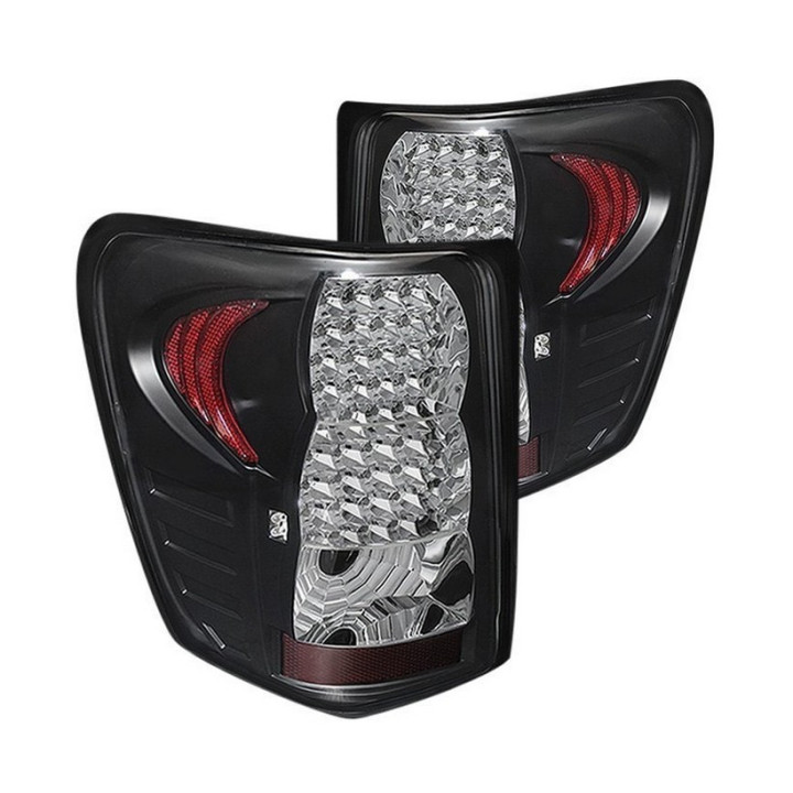 LED Heckleuchten schwarz / chrom Variante 2 Spyder Automotive